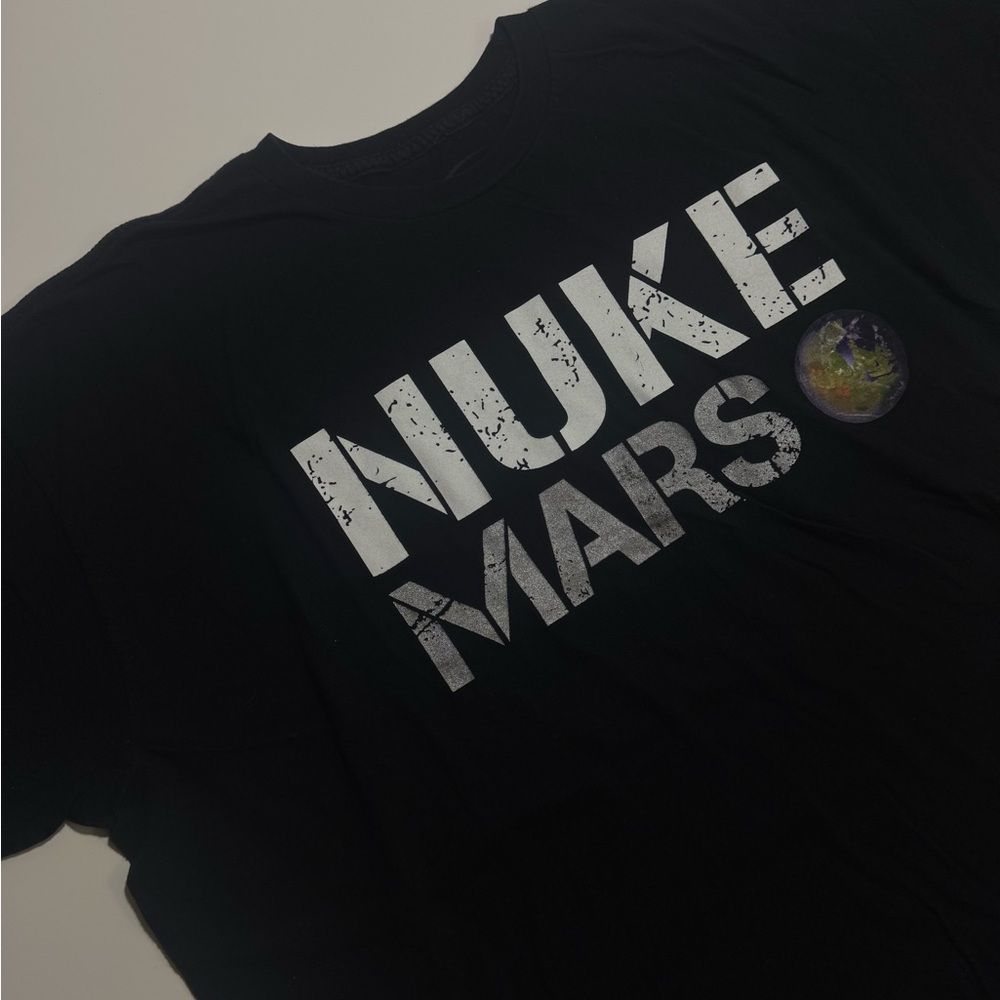 Nuke Mars Black Graphic T-Shirt